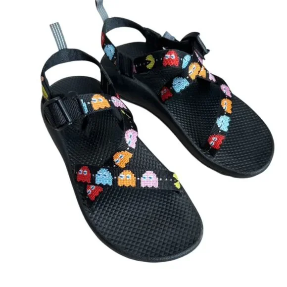 NEW Chaco Sandals Z1 Pac Man Straps Chaco Z Strap Pac Man J199338 Sandals Unisex Kid main image 4